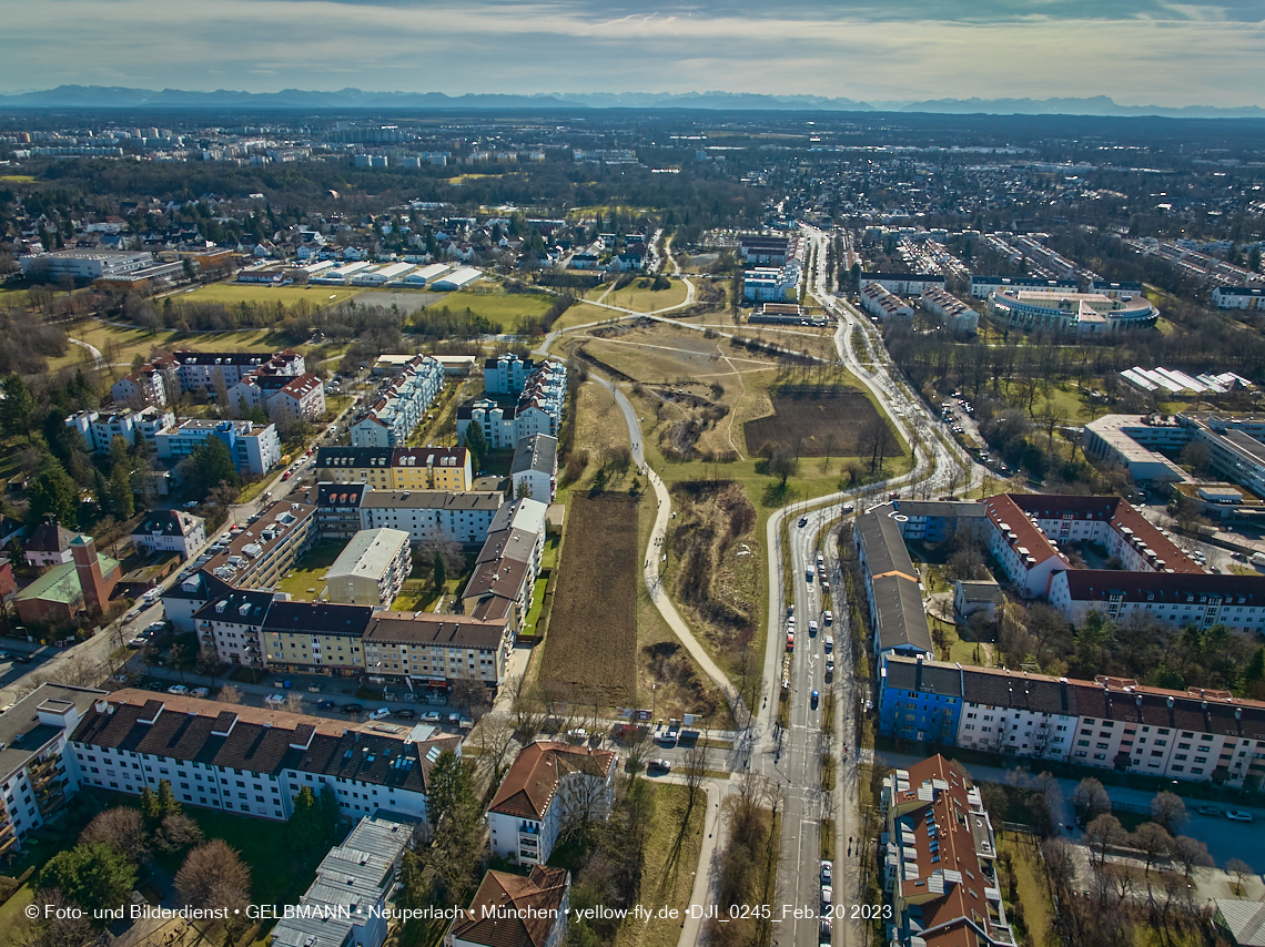 20.02.2023 -  der verschwundene Hachinger Bach in Neuperlach und Berg am Laim